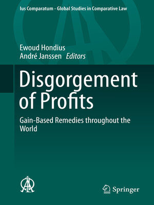 cover image of Disgorgement of Profits
